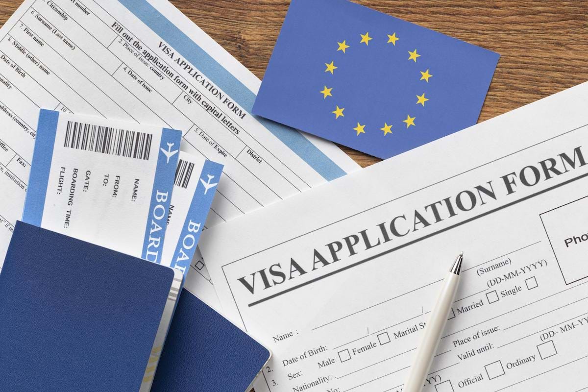 visa application for europe arrangement
